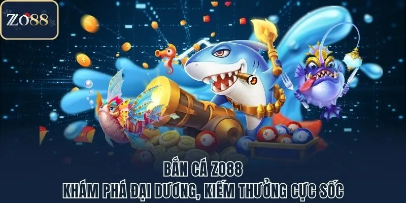 Bắn cá Zo88 - Khám phá đại dương, kiếm thưởng cực sốc